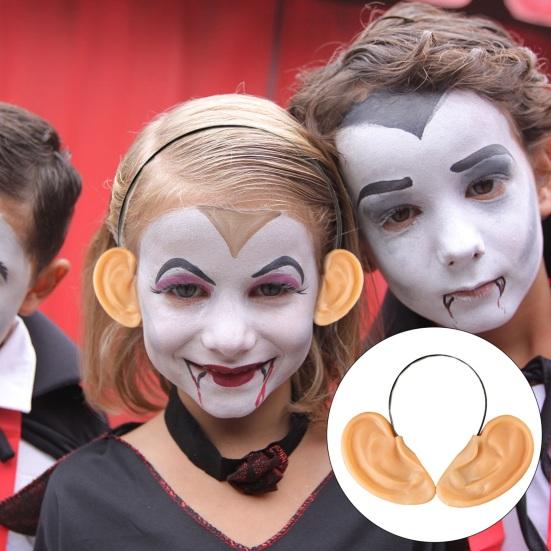 Vinyl Big Ear Headband Anti-slip Giant Animal Ear Hair Band Loop Headwear Kids Stage Performance Hair Accessories Prop Gag Gift