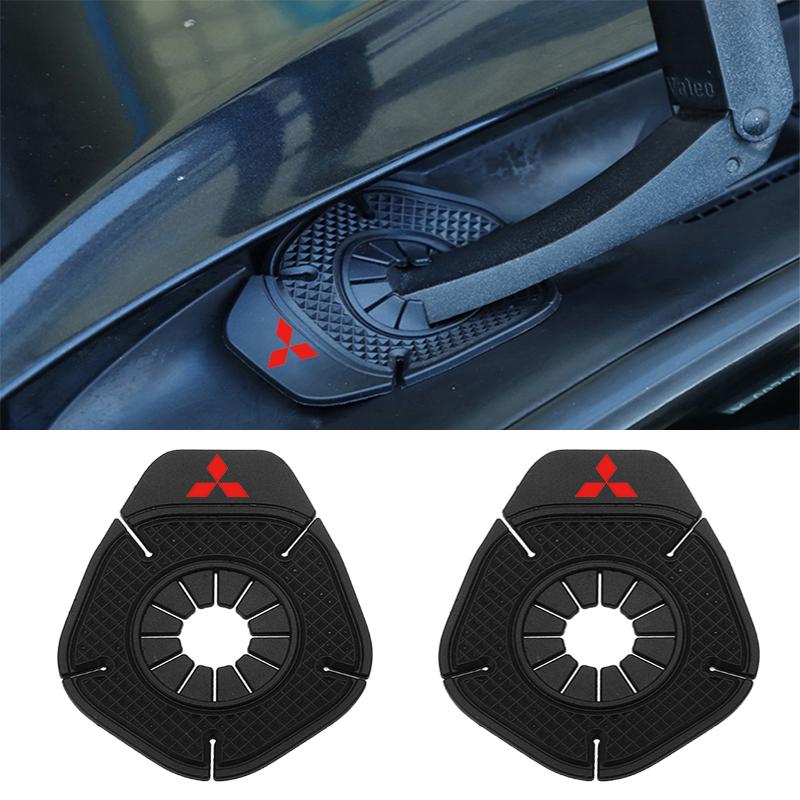 Car Windshield Wiper Arm Hole Protection Cover Silicone Dust Cover For Mitsubishi Asx Lancer Outlander Pajero Ralliart
