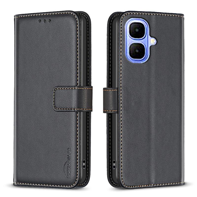 Wallet Flip Case For Infinix Smart 10 Cover Cases On For Infinix Smart10 X6725 2025 Coque Leather Phone Protective Bags Fundas