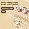 Ear Clip Type Wired Headphones 3.5mm/Type-C Not In Ear Headphones Ear Clip Headphones  Sport Use
