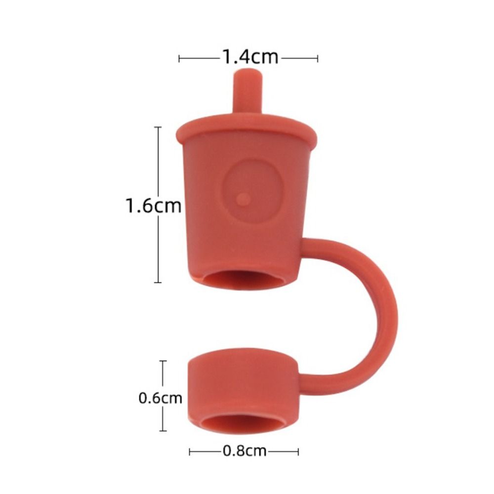Cup Accessories Drinking Dust Cap Splash Proof Plugs Cover Creative Straw Tips Outdoor