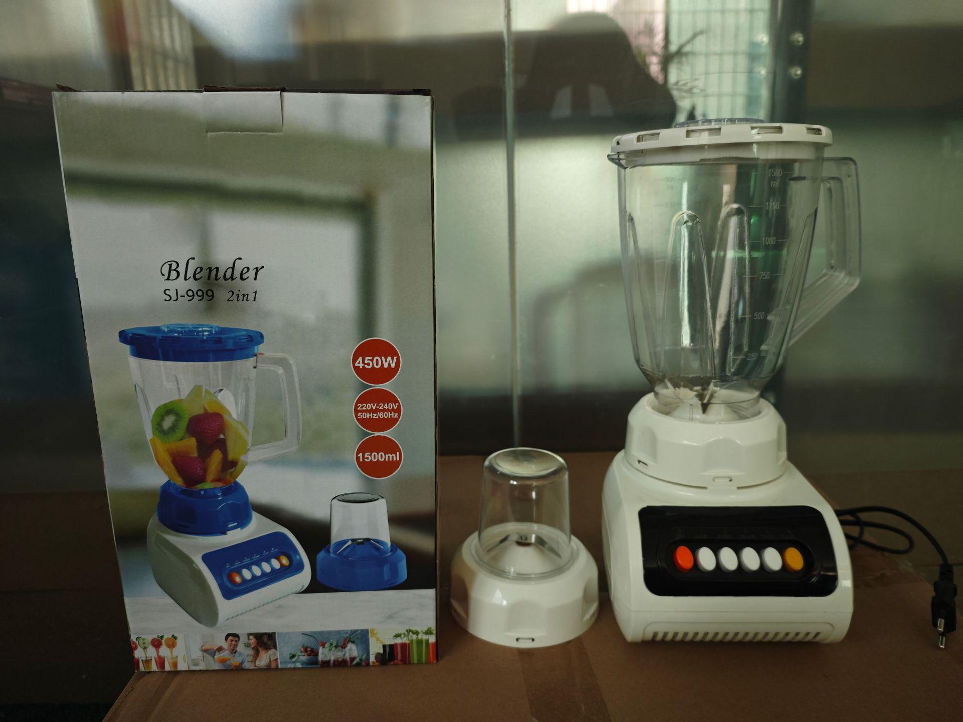 

Multifunctional Household Food Processor: 2-in-1 Blender & Juicer Electric Grinder EU Plug [220V] білий