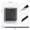 100 Stück Mikrobürsten-Applikatoren, biegsam, für falsche Wimpern, zur Reinigung von Wattestäbchen, multifunktionales Einweg-Wattestäbchen