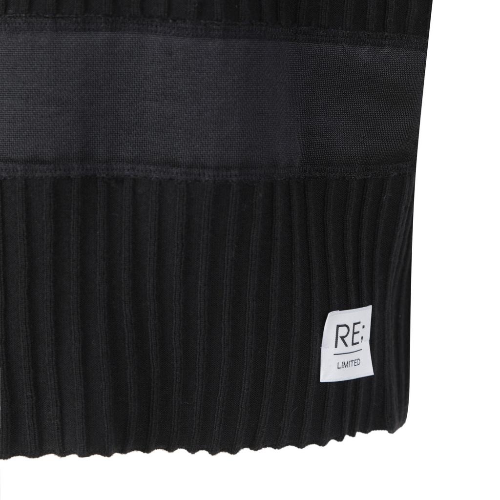 RECODE Fabric Patch Work Knit Top_Rqwaa23507Bkx