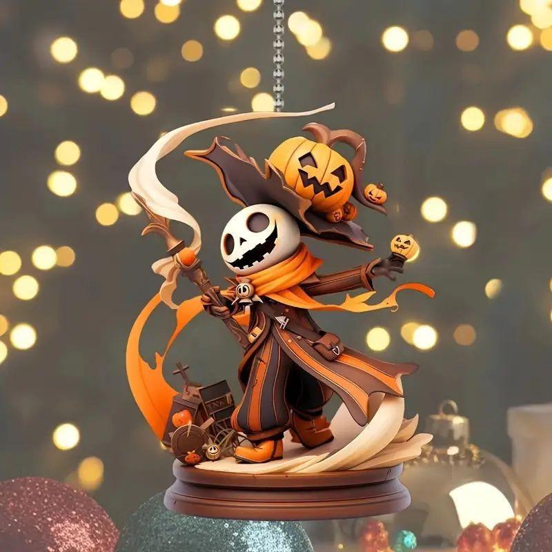 Halloween Autoanhänger Kreative Kürbis Jack Vampir Dekoration Rückspiegel Schlüsselanhänger Party Anhänger