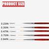 Detail Paint Brush Wood Handle Miniature Brush for Fine Detailing and Acrylic Watercolor Oil Face Painting