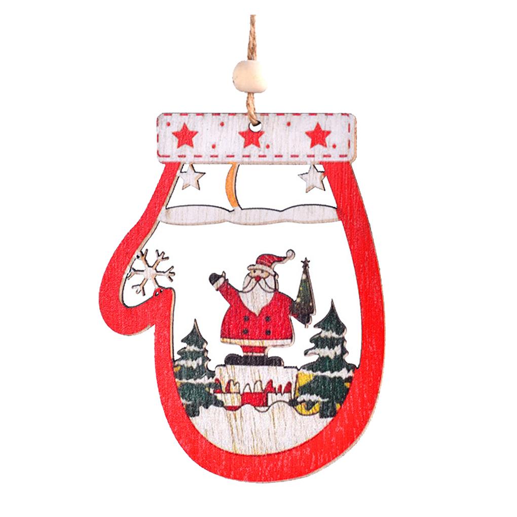 Vánoční přívěsek rekvizita festivalové ozdoby ve tvaru rukavice sváteční ozdoba rozvržení scény vánoční stromek dekor dárek závěsná ozdoba