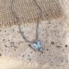 Laser Symphony Butterfly Zircon Necklace Women's Light Luxury Niche Fashion Sweet Sweet Cool New Accessories