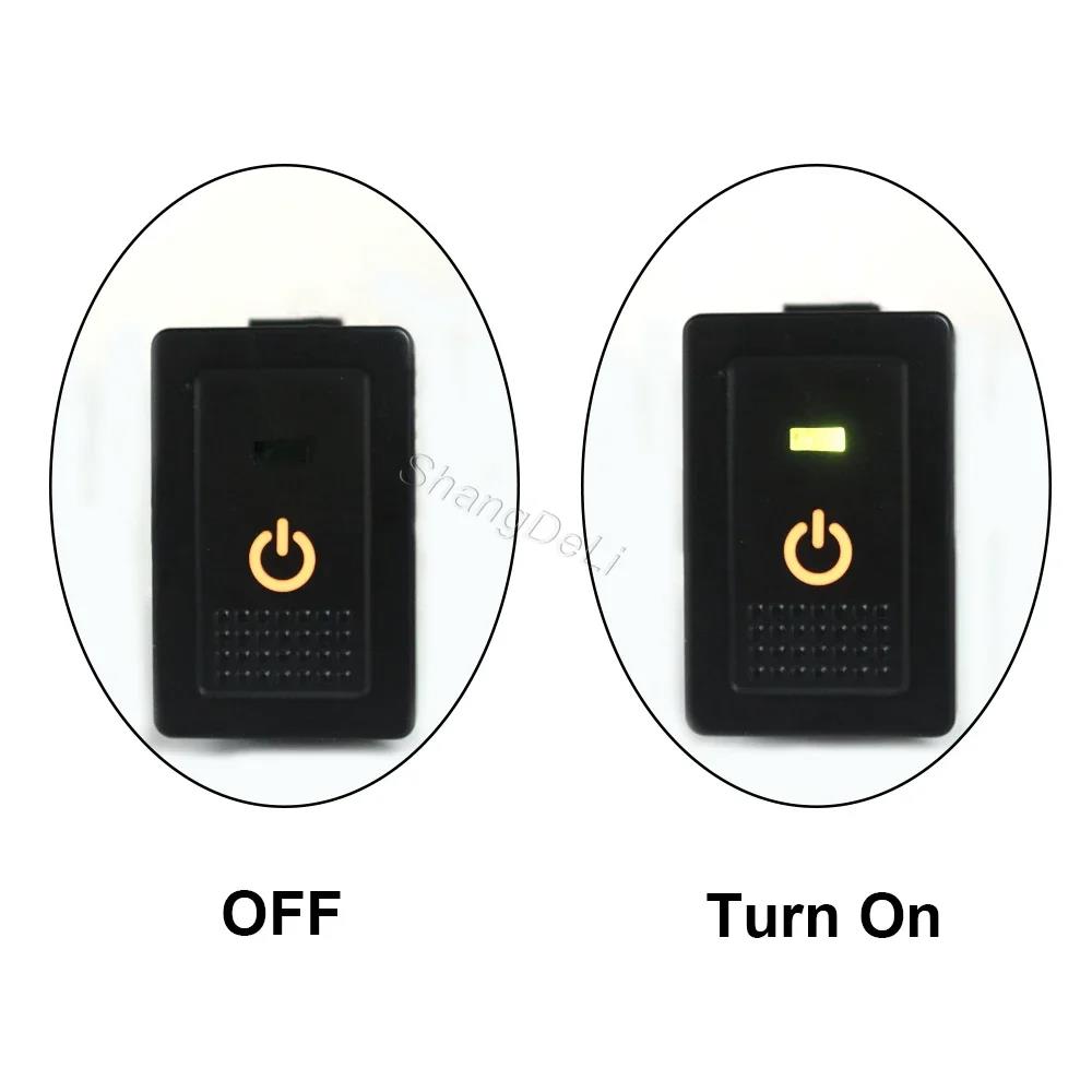 1PC Car LED Parking Radar Seat Steering Wheel Mirror Heating Diff Lock Switch Button For Suzuki SX4 Swift Grand Vitara 2006-2012