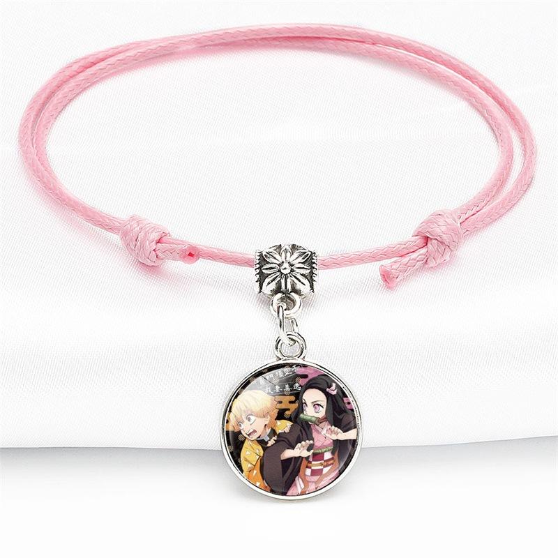 Anime Time Gem Bracelet Adjustable Woven Wristband Classic Series Themed Accessory