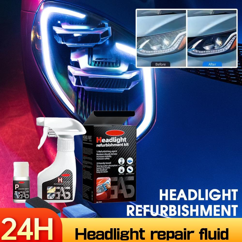 Powerful Car Headlight Renovation And Repair Fluid Plating Solution Yellowing Free Polishing Kit Atomization Cleaning Agent