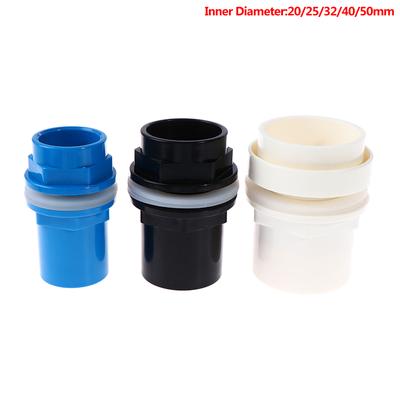 Connettori in PVC da 20-50 mm, adattatore per tubo di scarico da giardino per acquario