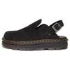 Mula Plataforma Slingback de Ante Zebzag 'Negro' para Hombre 31657001