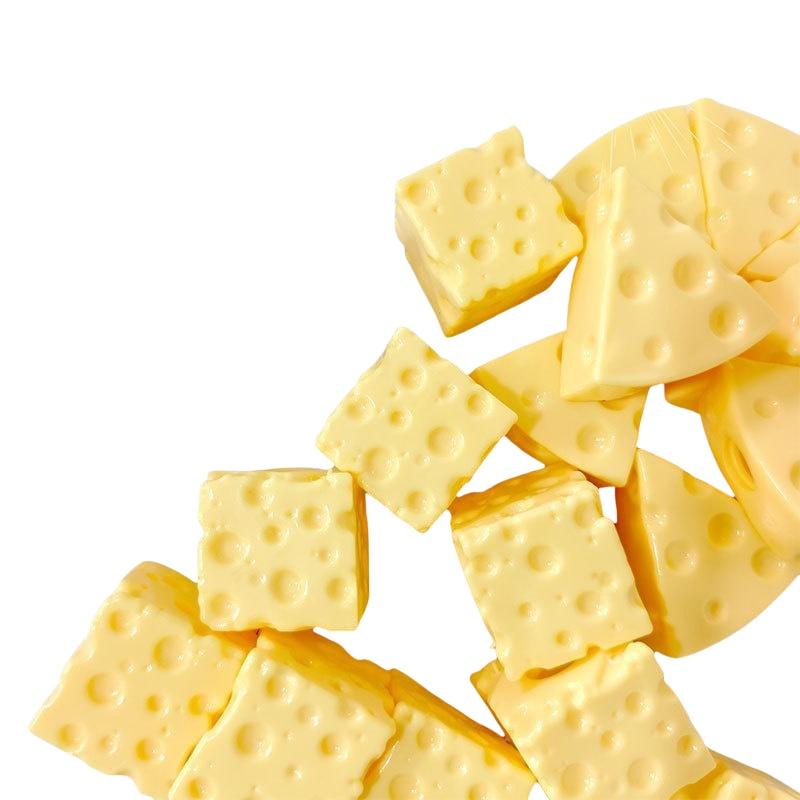 New Cheese Square Triangle Fidgets Toys Soft Squeeze Toy Funny Anti-Stress Sensory Toy For Adults Gifts