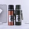 Portable Double-Layer Insulated Stainless Steel Mug - Large Capacity for Business & Outdoor Use