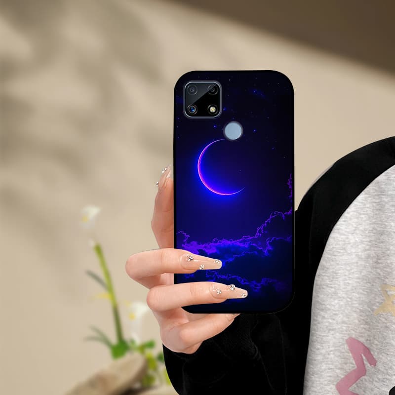 Silicone Phone Case For Realme C25s C25 Cover Painted Soft  For Realme C25 C25S C21 C21Y C25Y Phone Case RealmeC25s C 25 s Funda