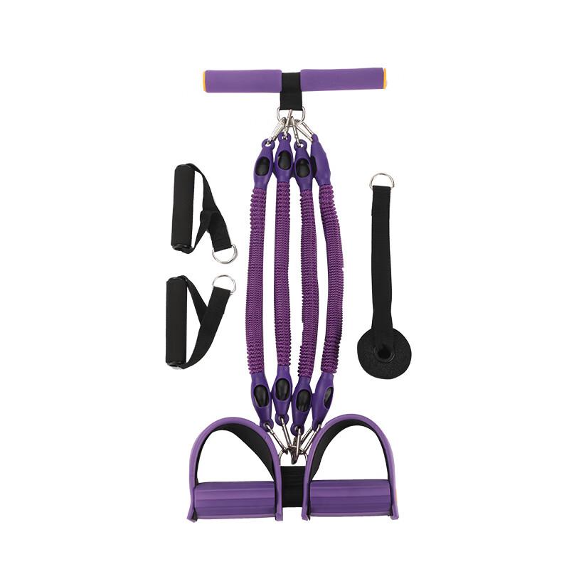 YTYIN 4-Tube Abdominal Resistance Pull Rope