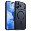 Magnetic Translucent Phone Case For iPhone 17 16 Pro Max For Magsafe Shockproof Matte Cover For iPhone 15 14 17 Pro Max Case