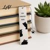 Gift for Book Lovers Cute Cat Bookmark Funny Metal Page Marker with Creative Durable Bookmark Quotes Stainless Steel Readers Lover Rust Proof