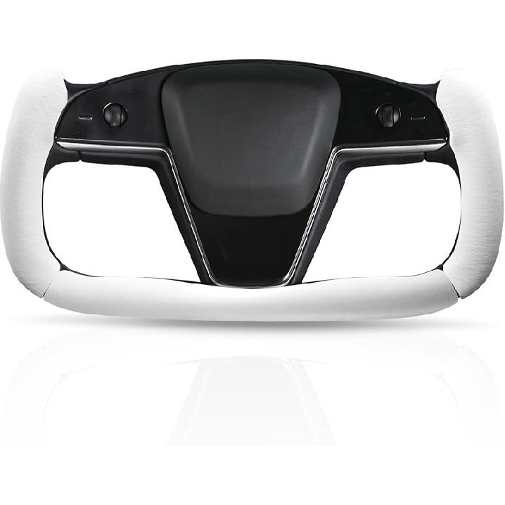 Steering Wheel Cover For Tesla Yoke Steering Wheel Cover Zied For Tesla Model S -Present/Model X -Present Accessories,Anti-Slip,Comfortable