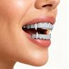 Lightweight Vampires Fangs With Gold Silver Color Options Sturdy Copper Costume Teeth For Theme Parties
