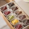 Space Efficient Spice Organiser Leakproof Stackable Container Transparent Kitchen Storage Box For Herbs Seasonings Salt