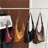 Minimalist Solid Colortote Bag For Women With Zipper Closure For Daily Use