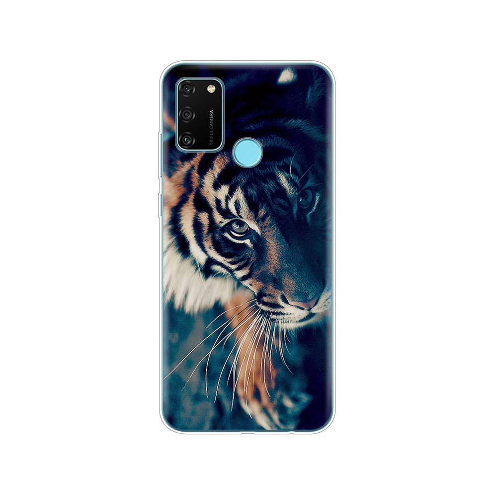 Hülle für HONOR 9A Hülle 6,3 Zoll; Weiche TPU-Silikon-Handyhülle für Huawei Honor 9A 9 A MOA-LX9N Rückseitenschutz Coque Funda Hülle