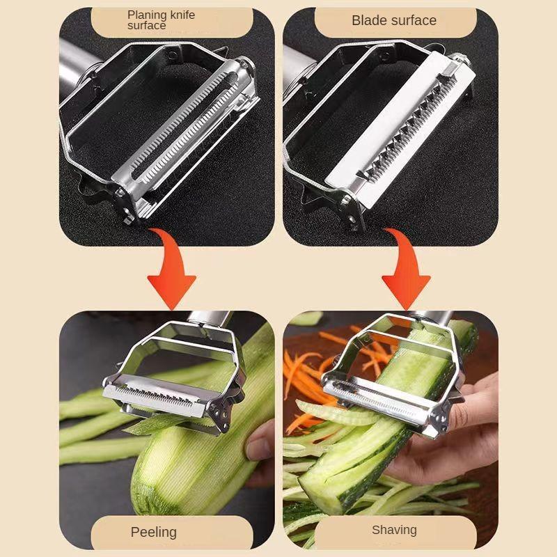 Peeler Fruit Peeler Multi-Functional Beam Knife Potato Household Kitchen Stainless Steel Artifact Vegetable Shredder