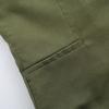 Gilet da donna in lino a tinta unita con scollo a V