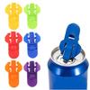 6Pcs Practical Plastic Can Openers Manual Rings Pull Tool Beverage Can Openers Suitable for Home and Outdoor Use