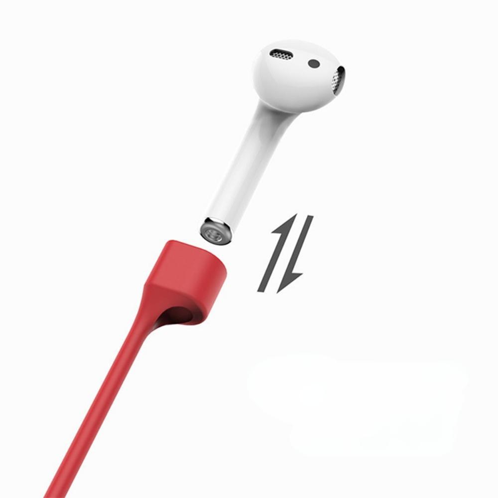 Anti-Verlust-Silikon-Kopfhörer-Seil-Halterungskabel für AirPods Wireless Bluetooth-Kopfhörer-Halsband-Schnur