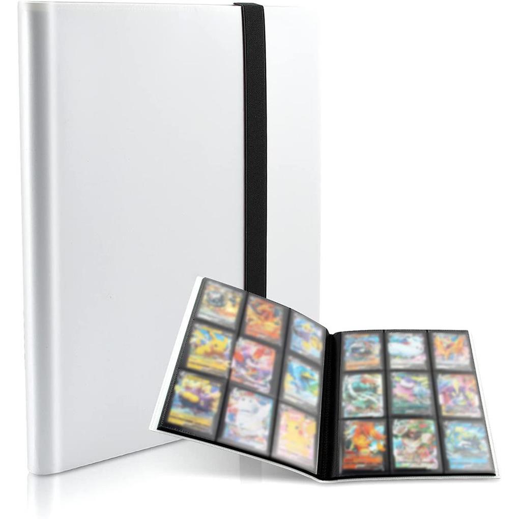 20 Pages Game Card Collective Book Basketball Football Baseball Cards Holder Storage Album Protector Accessory White