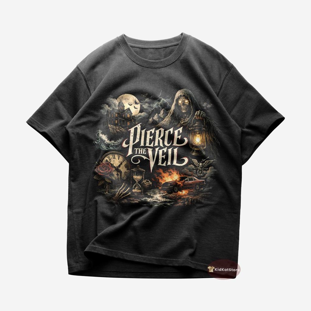 Pierce The Veil T-shirt | Rock Music Shirt | Bulletproof Love | Collide With The Sky | Pierce The Veil Merch | Cotton Tee
