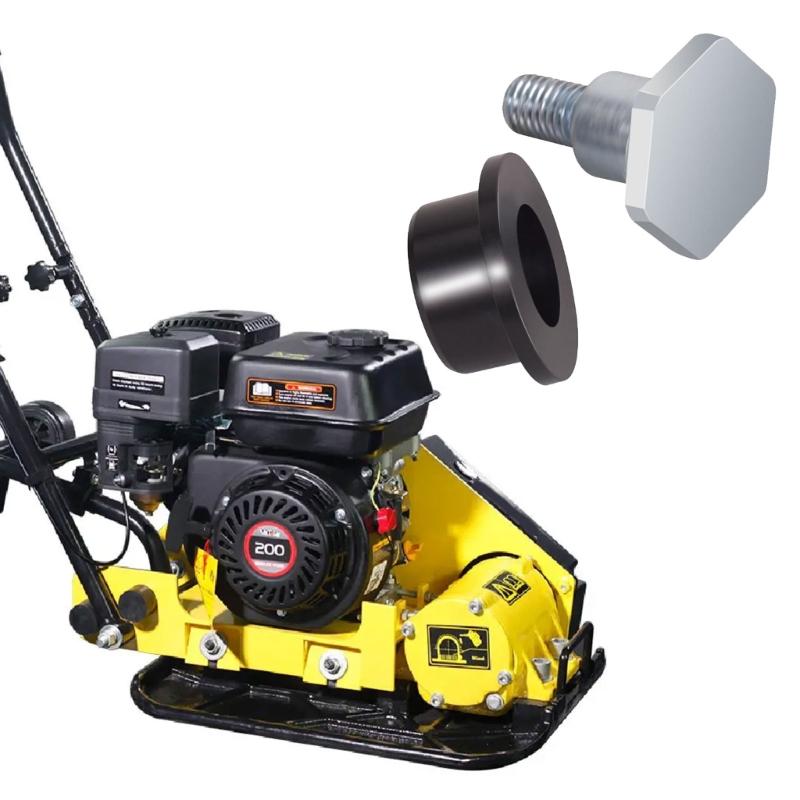 Compactor Handle Bushing Bolt Replacement Kit Heavy Duty Metal Bolts & Plastic Bushings Set for WP1540 WP1550 Plate