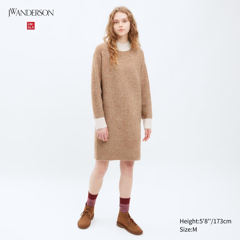

Платье UNIQLO с высоким воротником разных цветов (длинный рукав)