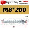 Hexagonal Expansion Bolt for Foam Hollow Brick - Single Tube External Wall Anchor