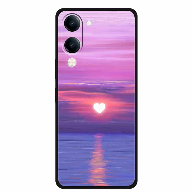 For Vivo Y29s Case Phone Cover Black Silicone Soft Case for Vivo Y19s GT Cover 6.74" Shell Dustproof Coque VIVO Y19sGT Y29 S 5G