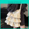 Lazy Style Female Shoulder Bag With Wrinkled Fabric And Magnet Closure Daily Use