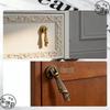 Vintage European Zinc Alloy Drawer Pull Handle for Wardrobes and Cabinets