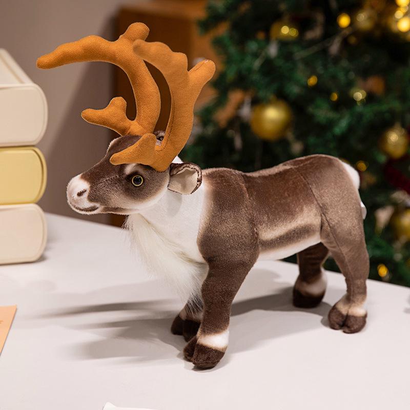 Adorable Moose & Reindeer Plush Toy - Christmas Deer Doll for Kids