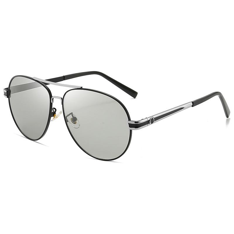 Polarized Sunglasses New Sunscreen Toad Glasses Men'S Driving Fishing Can Change Color Day And Night Sunglasses