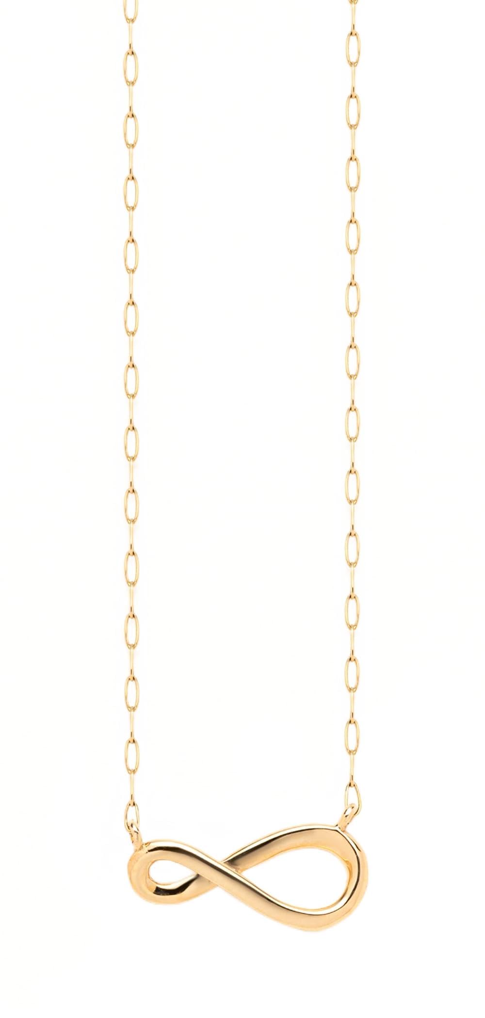 

Official Necklace K10 Yellow Gold Infinity Motif [Bloom] Women s 0304-3495-0019-0000