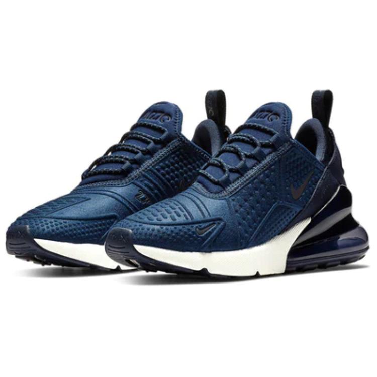 Nike Air Max 270 Klasické minimalistické nízké lifestylové boty Dětské tenisky Modré AJ7372-400