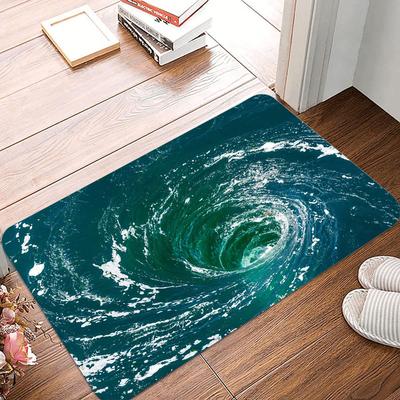 Summer Carpet Entrance Door 3D Visual Ocean Floor Mat Bathroom and Toilet Door Mat Personalized Mat Home Decoration Rugs