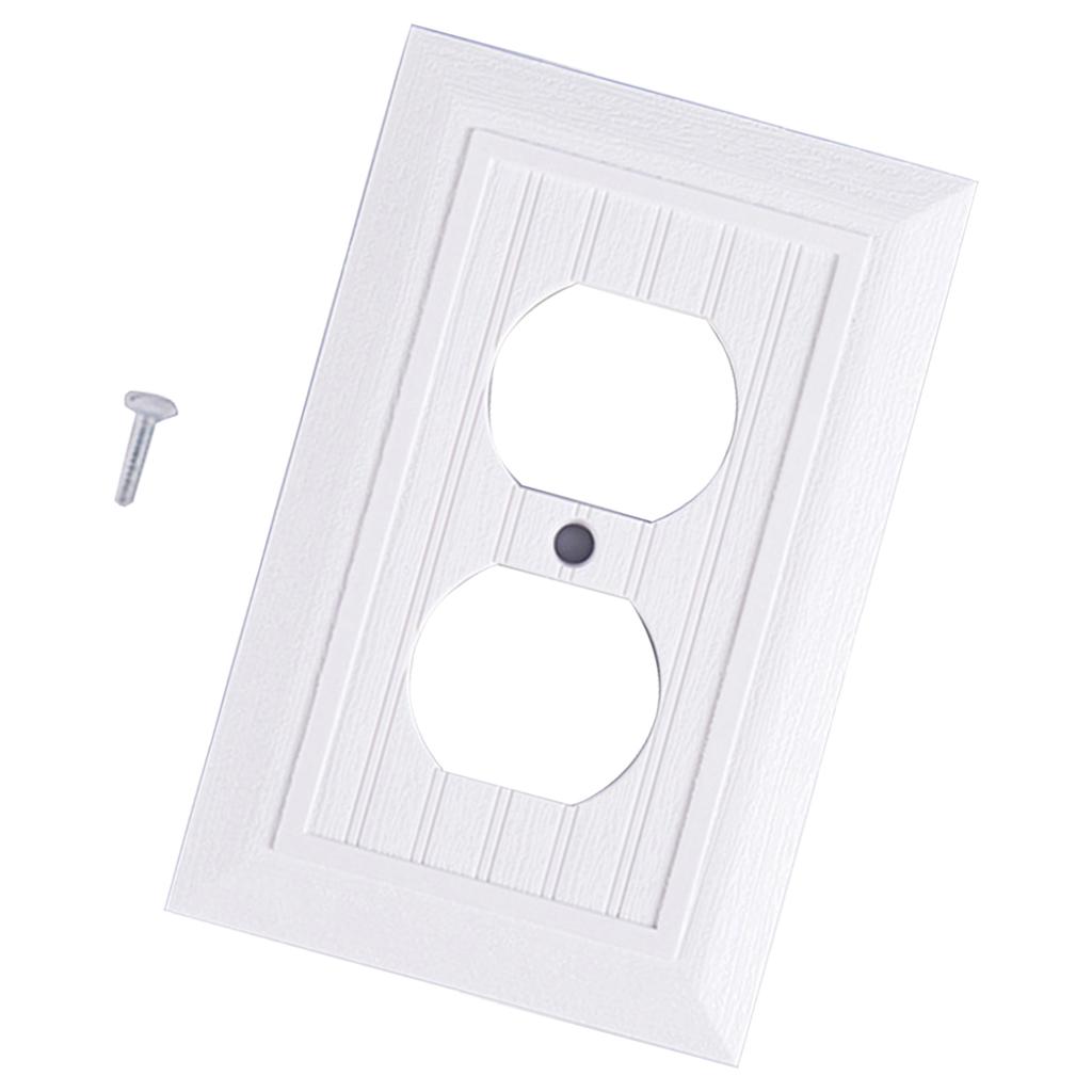 Electric Socket Plug Covers Electrical Receptacle Wall Plate Faceplates Covers Light Switches Socket Cover Enduring
