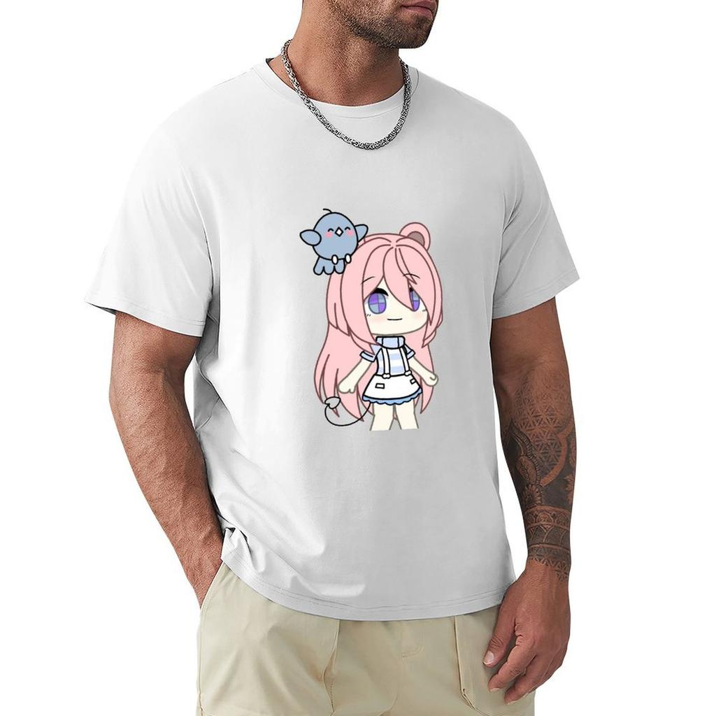 Gacha Life Cute Gacha Girl Tshirt Casual Fashion Short Sleeve Cotton Tshirt