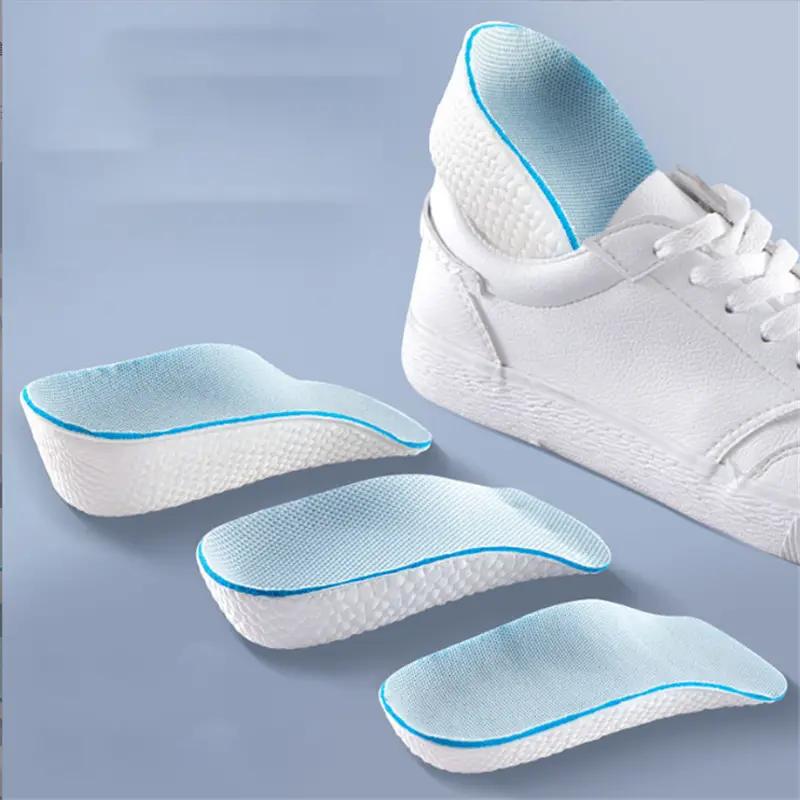 1 Paar Einlegesohlen zur Höhenerhöhung für Herren- und Damenschuhe, Plattfüße, Fußgewölbeunterstützung, orthopädische Einlegesohlen für Turnschuhe, Fersenlift, Memory Foam-Schuhpolster