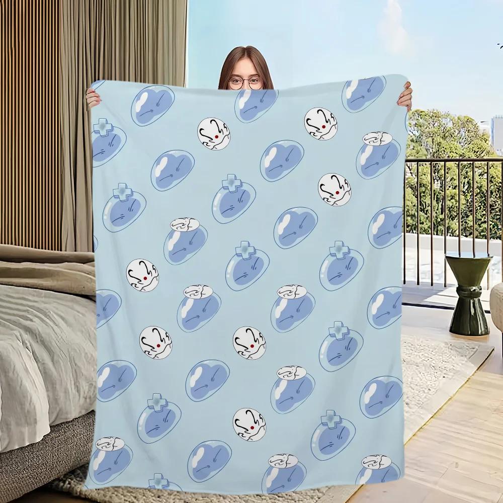 That Time I Got Reincarnated As a Slime Blanket Soft Cozy Throw for Home Office Bedroom Perfect Birthday Kid Gift