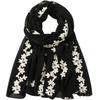 180*80cm Boho Cotton Scarf for Women Lightweight Floral Fashion Flower Scarves Cotton Feeling Shawl Wrap